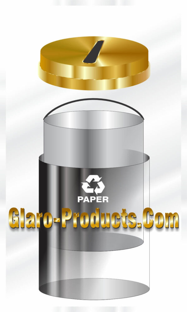 Glaro Recycling Trash Receptacles for Paper