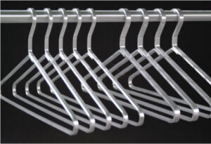 Order Satin Aluminum Hangers without a Rack Box of 25