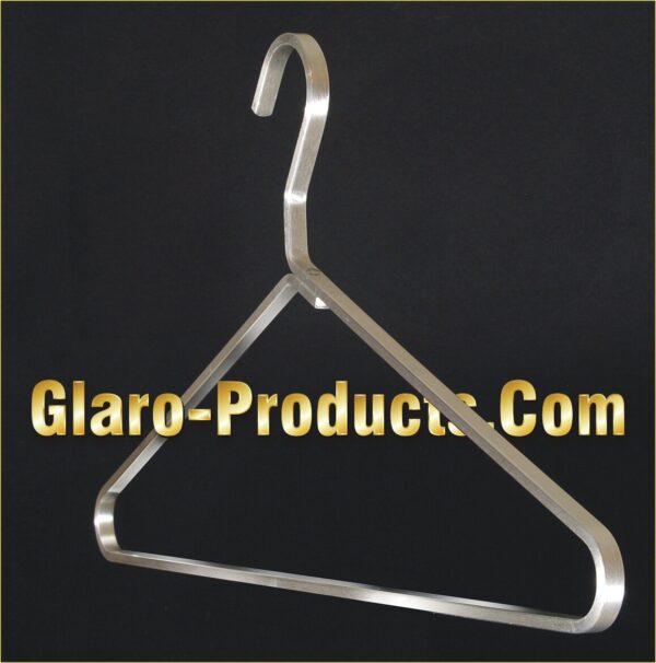 Order Satin Aluminum Hangers without a Rack Box of 25